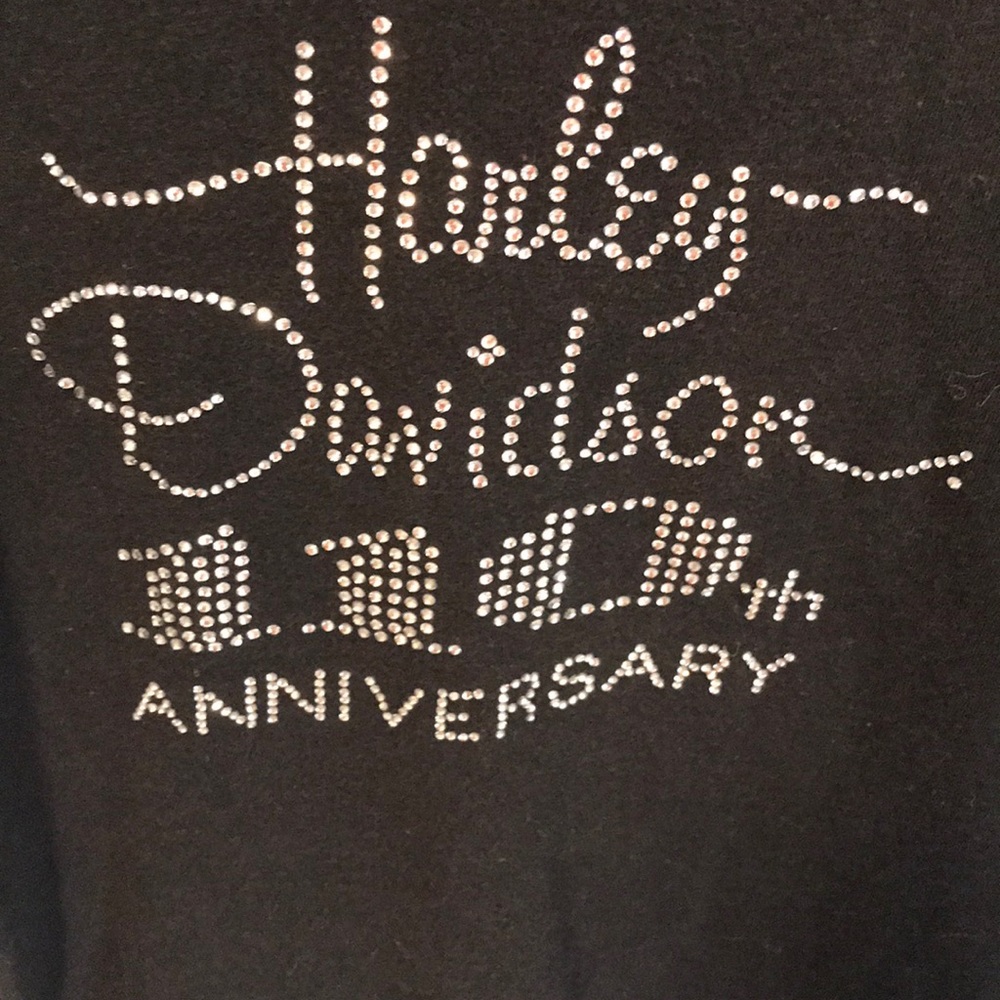 Harley Davidson ladies size M black tee shirt - Picture 2 of 6